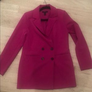 Beautiful hot pink blazer size m